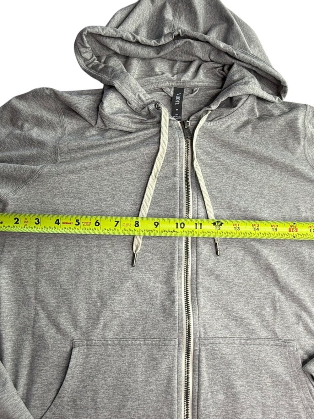 VUORI Hoodie Jacket Full Zip Gray Size Women's M Halo Performance - Picture 8 of 9